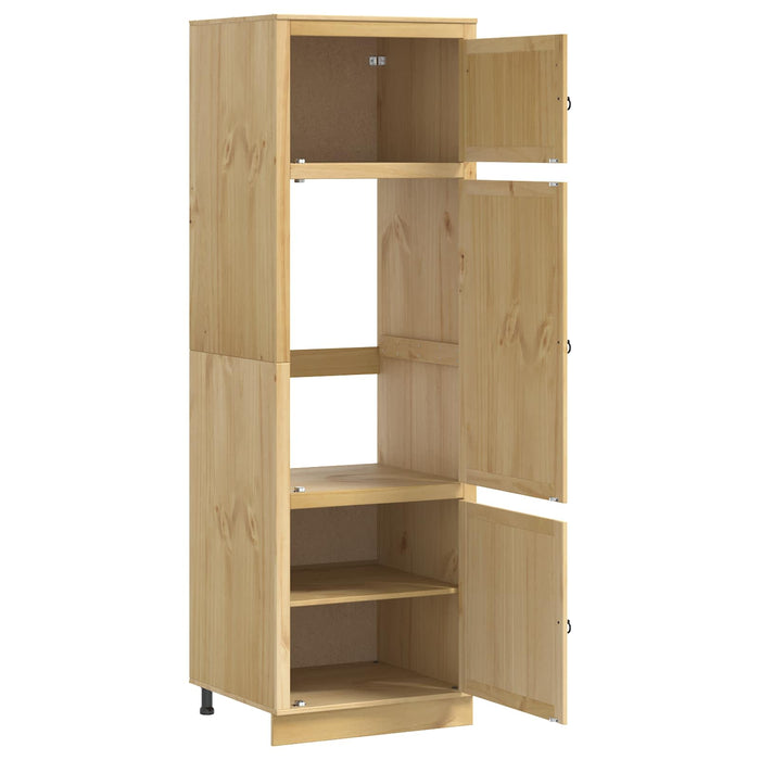 Dulap cu raft cu ușă Miere 60 x 32 x 40 cm Lemn de pin masiv - WALTI WALTI