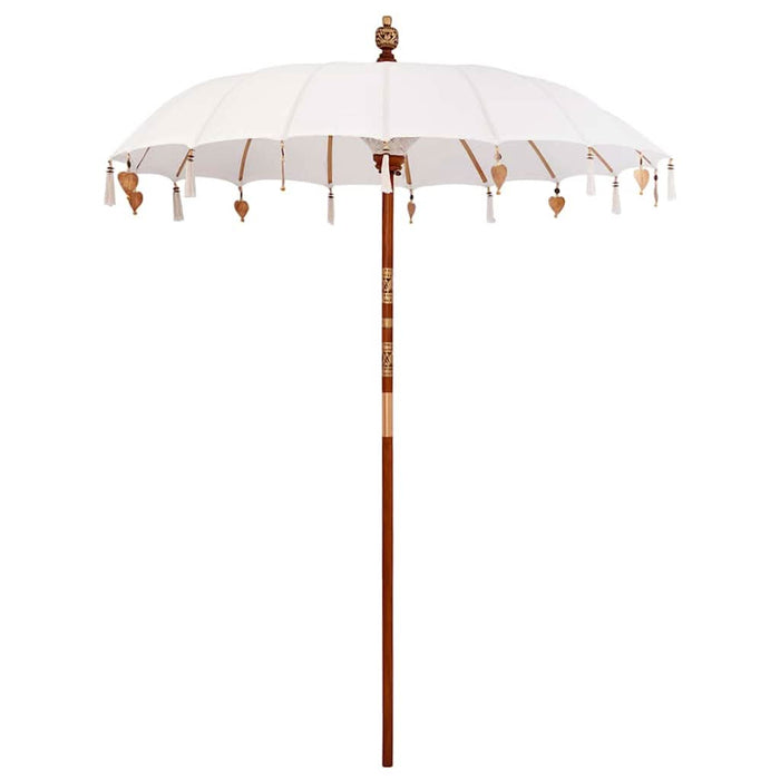 Parasol Balinez Crem 190 x 190 x 260 cm - WALTI WALTI