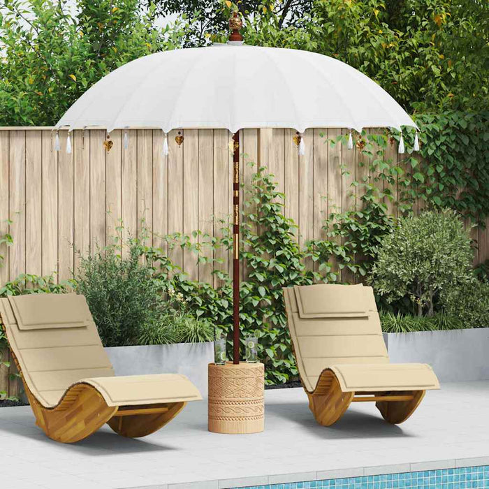 Parasol Balinez Crem 220 x 220 x 260 cm - WALTI WALTI