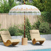 Parasol Balinez Crem 190 x 190 x 260 cm - WALTI WALTI