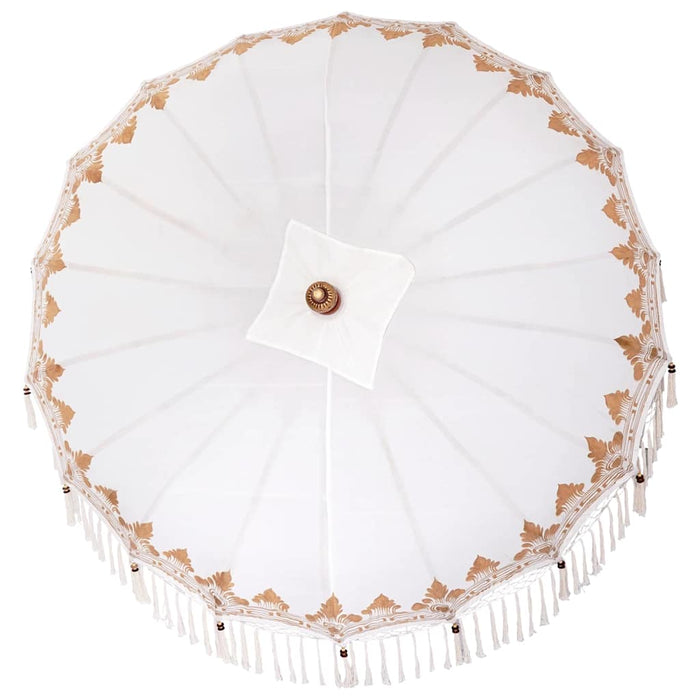 Parasol Balinez Crem 190 x 190 x 260 cm - WALTI WALTI