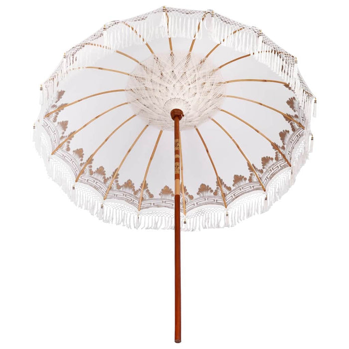 Parasol Balinez Crem 215 x 215 x 260 cm - WALTI WALTI