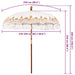 Parasol Balinez Crem 215 x 215 x 260 cm - WALTI WALTI