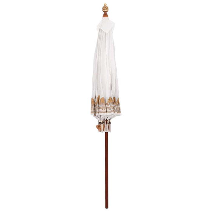 Parasol Balinez Crem 215 x 215 x 260 cm - WALTI WALTI