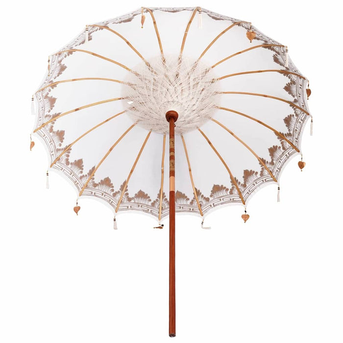 Parasol Balinez Crem 215 x 215 x 260 cm - WALTI WALTI