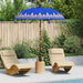 Parasol Balinez albastru 185 x 185 x 260 cm - WALTI WALTI