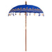 Parasol Balinez albastru 185 x 185 x 260 cm - WALTI WALTI