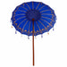 Parasol Balinez albastru 185 x 185 x 260 cm - WALTI WALTI