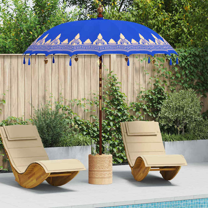 Parasol Balinez albastru 215 x 215 x 260 cm WALTI