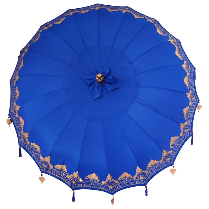 Parasol Balinez albastru 215 x 215 x 260 cm WALTI