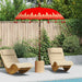 Parasol Balinez Roșu 185 x 185 x 260 cm - WALTI WALTI