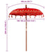 Parasol Balinez Roșu 185 x 185 x 260 cm - WALTI WALTI