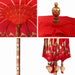 Parasol Balinez Roșu 215 x 215 x 260 cm - WALTI WALTI