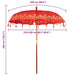 Parasol Balinez Roșu 215 x 215 x 260 cm - WALTI WALTI