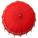 Parasol Balinez Roșu 215 x 215 x 260 cm - WALTI WALTI
