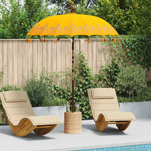 Parasol Balinez Galben 185 x 185 x 260 cm - WALTI WALTI
