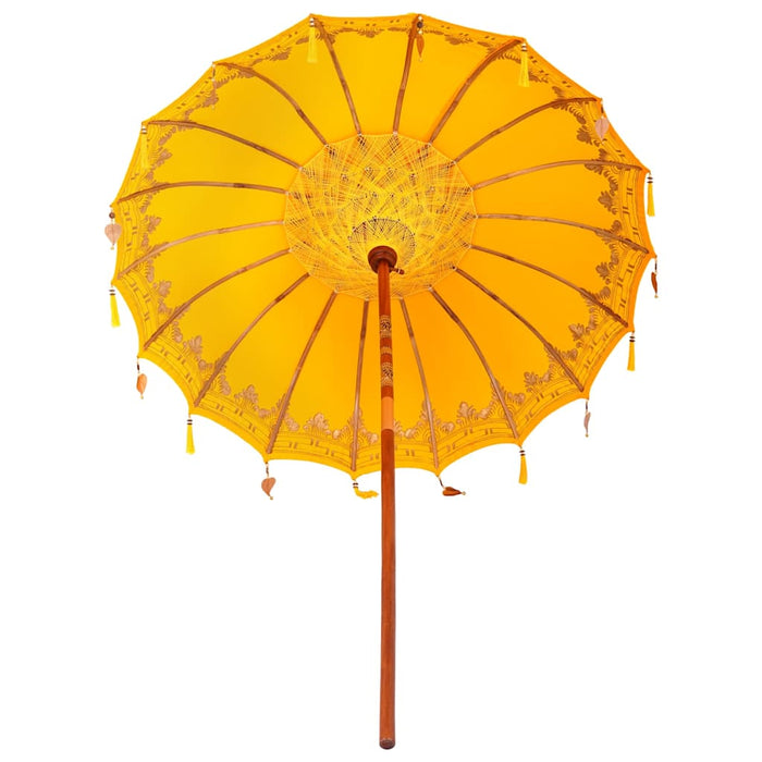 Parasol Balinez Galben 185 x 185 x 260 cm - WALTI WALTI