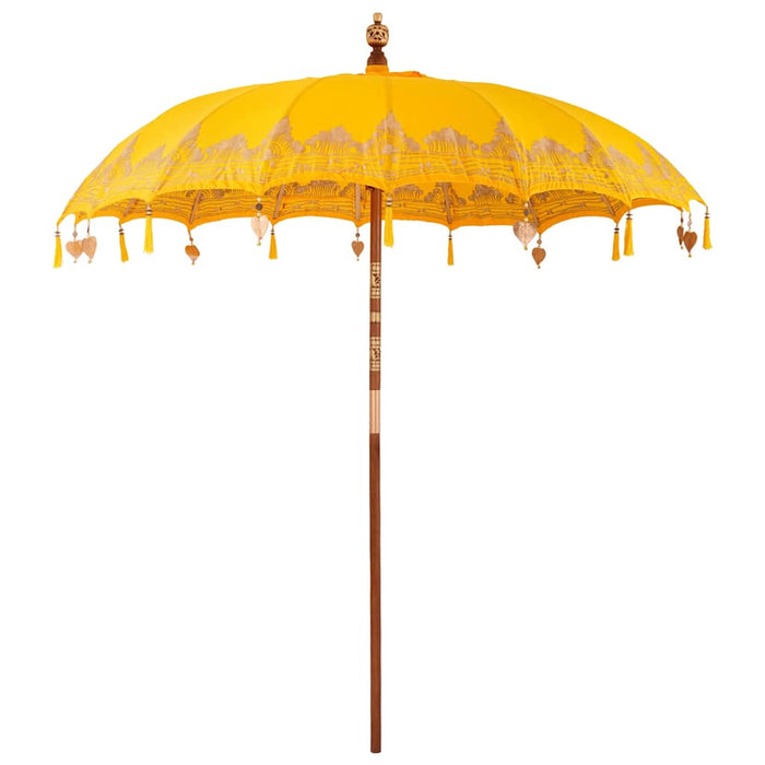 Parasol Balinez Galben 215 x 215 x 260 cm - WALTI WALTI