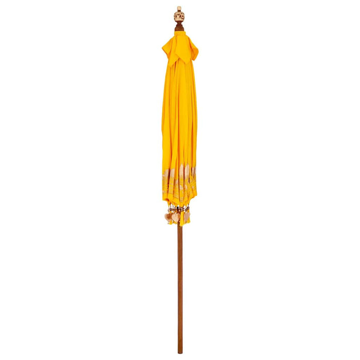 Parasol Balinez Galben 215 x 215 x 260 cm - WALTI WALTI