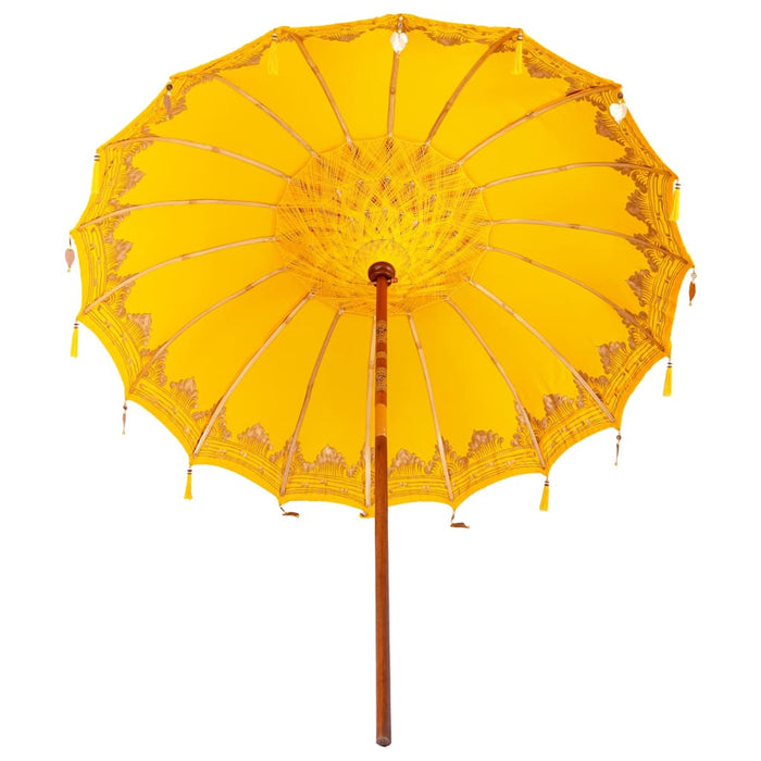 Parasol Balinez Galben 215 x 215 x 260 cm - WALTI WALTI