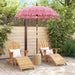 Parasol Balinez Roz 185 x 185 x 260 cm - WALTI WALTI