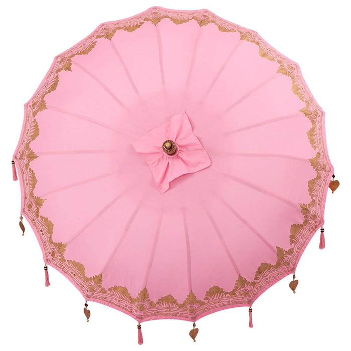 Parasol Balinez Roz 185 x 185 x 260 cm - WALTI WALTI