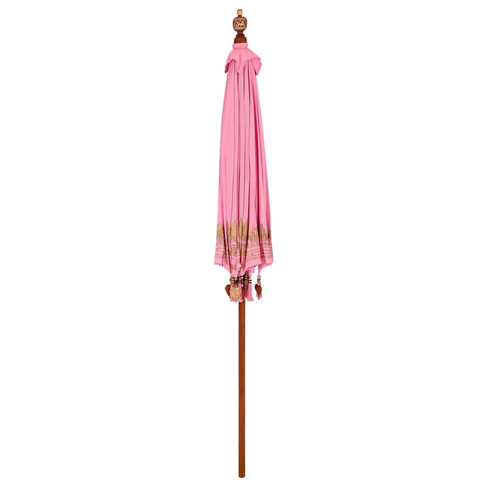 Parasol Balinez Roz 215 x 215 x 260 cm - WALTI WALTI