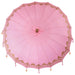 Parasol Balinez Roz 215 x 215 x 260 cm - WALTI WALTI