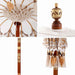 Parasol Balinez Crem 125 x 125 x 260 cm - WALTI WALTI