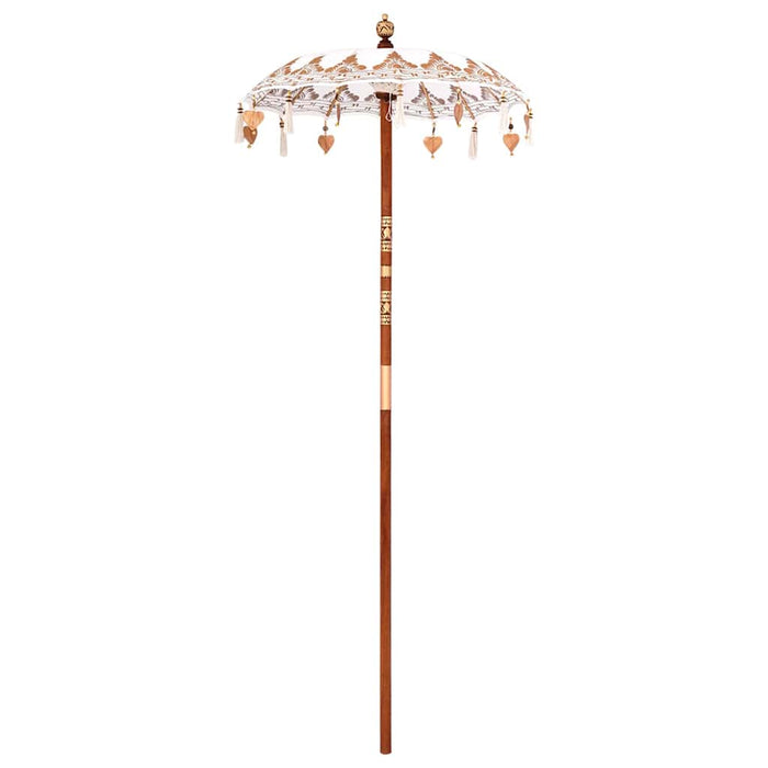 Parasol Balinez Crem 125 x 125 x 260 cm - WALTI WALTI