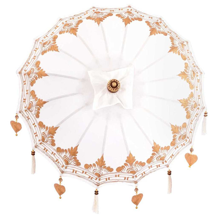 Parasol Balinez Crem 125 x 125 x 260 cm - WALTI WALTI