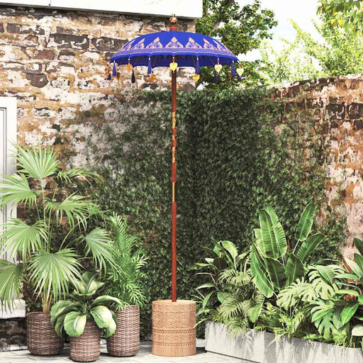 Parasol Balinez albastru 125 x 125 x 260 cm - WALTI WALTI