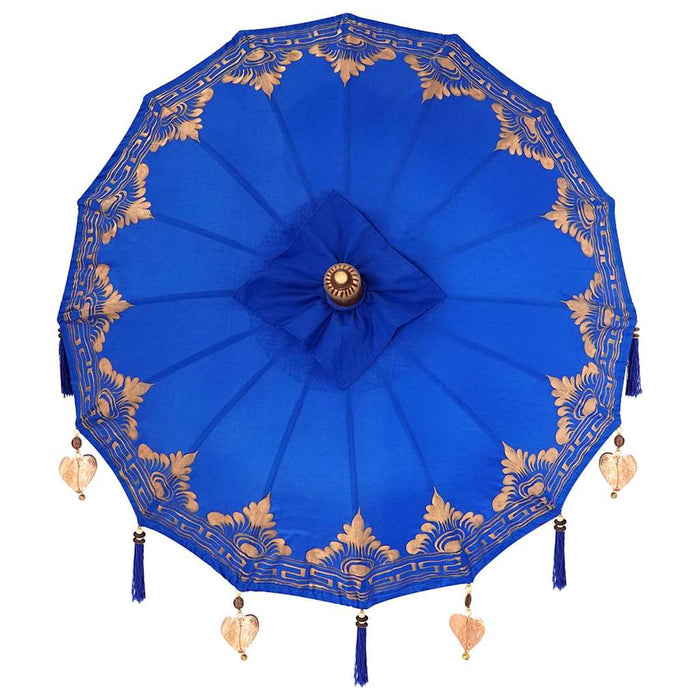 Parasol Balinez albastru 125 x 125 x 260 cm WALTI