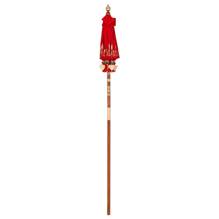 Parasol Balinez Roșu 125 x 125 x 260 cm - WALTI WALTI
