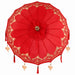 Parasol Balinez Roșu 125 x 125 x 260 cm - WALTI WALTI