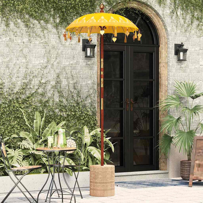 Parasol Balinez Galben 125 x 125 x 260 cm - WALTI WALTI
