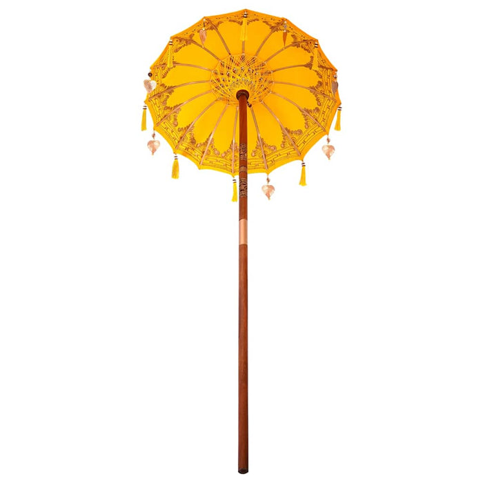 Parasol Balinez Galben 125 x 125 x 260 cm - WALTI WALTI