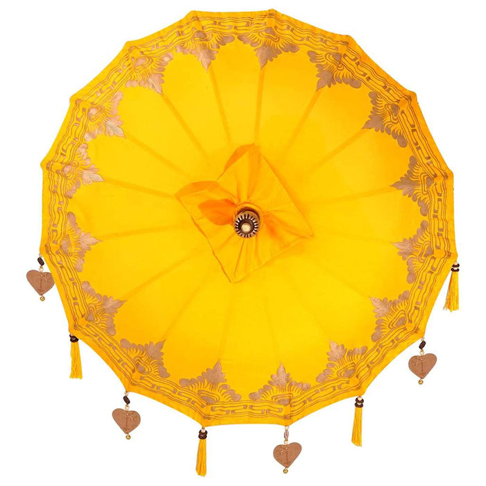 Parasol Balinez Galben 125 x 125 x 260 cm - WALTI WALTI