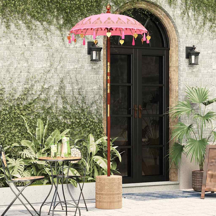 Parasol Balinez Roz 125 x 125 x 260 cm WALTI