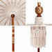 Umbrelă macramé Crem 190 x 190 x 260 cm - WALTI WALTI