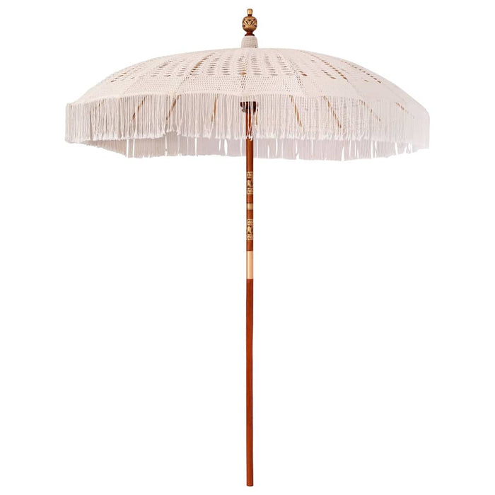 Umbrelă macramé Crem 190 x 190 x 260 cm - WALTI WALTI