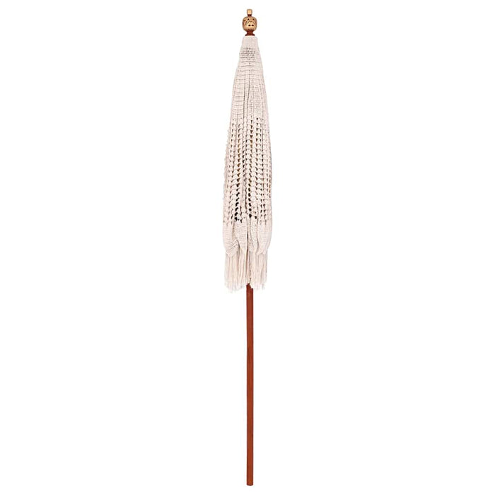 Umbrelă macramé Crem 190 x 190 x 260 cm - WALTI WALTI