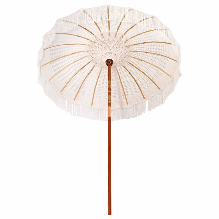 Umbrelă macramé Crem 190 x 190 x 260 cm - WALTI WALTI