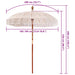 Umbrelă macramé Crem 190 x 190 x 260 cm - WALTI WALTI