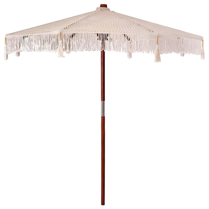 Umbrelă macramé Crem 252.5 x 252.5 x 260 cm - WALTI WALTI