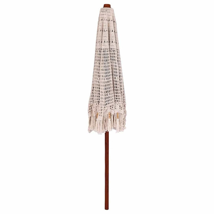 Umbrelă macramé Crem 252.5 x 252.5 x 260 cm - WALTI WALTI