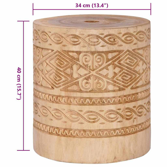 Bază pentru umbrelă natural Ø34 x 40 cm Lemn masiv WALTI