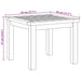 Masă de cafea Maro 45 x 45 x 36 cm Lemn solid de tec - WALTI WALTI