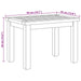 Masă de cafea Maro 50 x 35 x 36 cm Lemn solid de tec - WALTI WALTI