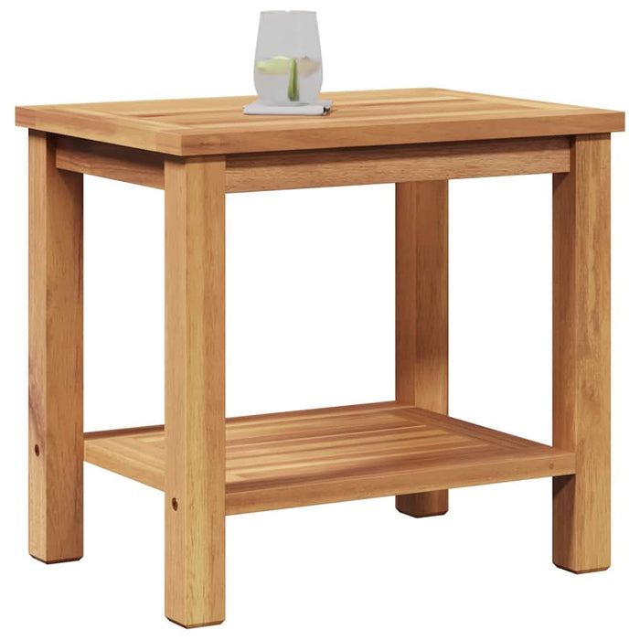 Masă de cafea Maro 50 x 35 x 45 cm Lemn masiv de tec - WALTI WALTI